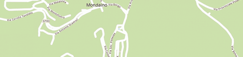 Mappa della impresa clementi enzo a MONDAINO