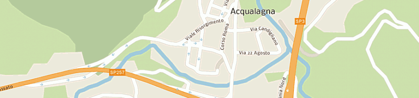 Mappa della impresa foto ottica abc di patrignani silvia e c snc a ACQUALAGNA