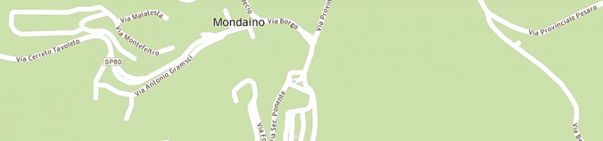Mappa della impresa banca popolare valconca a MONDAINO