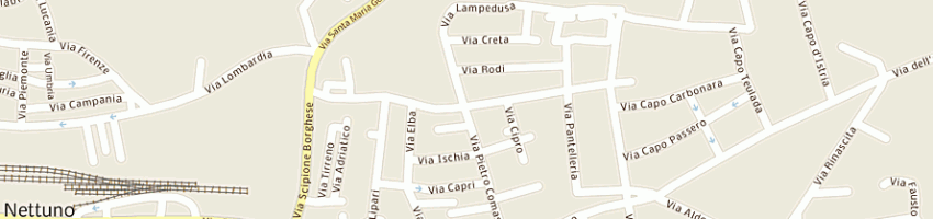 Mappa della impresa cardella mario a NETTUNO