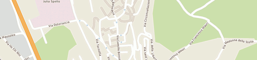 Mappa della impresa centro sociale spello a SPELLO