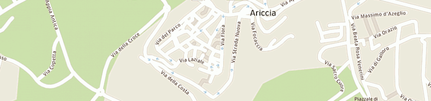 Mappa della impresa valeri nicoletta a ARICCIA