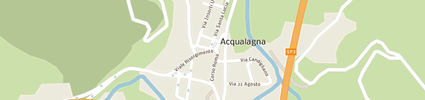 Mappa della impresa informouse snc di matteo amantini e c a ACQUALAGNA