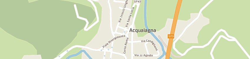 Mappa della impresa coop sociale la macina soc coop per azioni a ACQUALAGNA