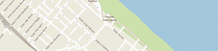 Mappa della impresa zetatour srl a RICCIONE