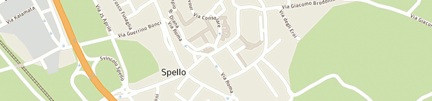 Mappa della impresa marzi patrizia a SPELLO