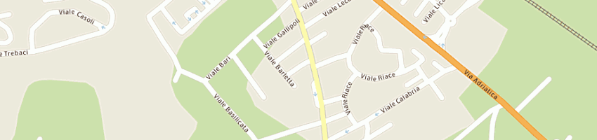 Mappa della impresa bartolucci alfredo a RICCIONE