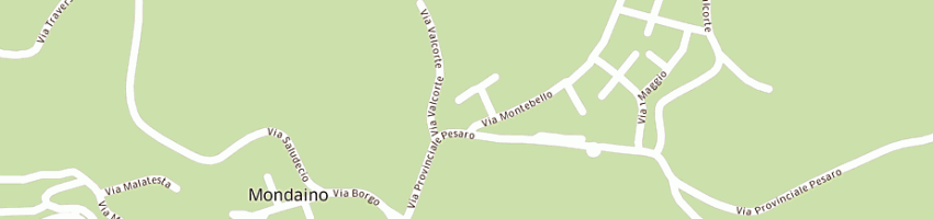 Mappa della impresa merli venanzio a MONDAINO
