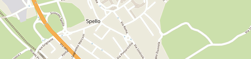 Mappa della impresa castignani sante a SPELLO