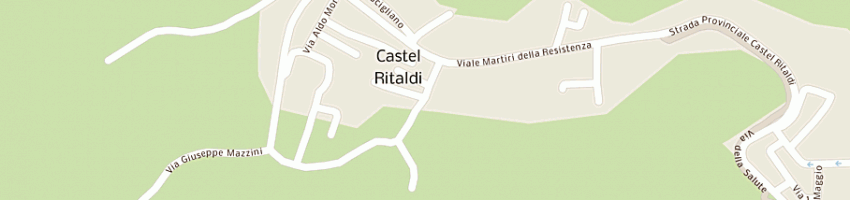 Mappa della impresa edilizia menghini snc a CASTEL RITALDI