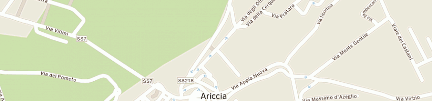 Mappa della impresa rgi spa a ARICCIA
