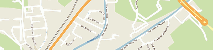 Mappa della impresa effevu soluzioni di fausti francesco e c snc a TERNI