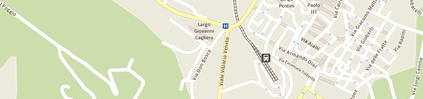 Mappa della impresa ristorante pizzeria fontana vecchia di mirci gaetano e c snc a FRASCATI