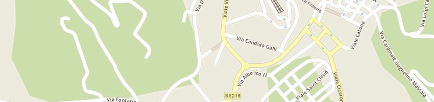 Mappa della impresa chiesa cristiana evangelica dei castelli romani a FRASCATI