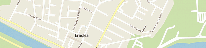 Mappa della impresa delta (snc) a ERACLEA