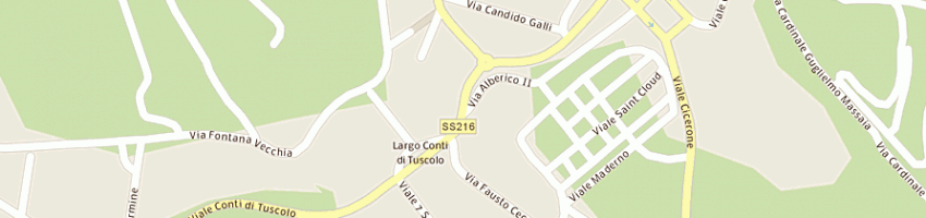 Mappa della impresa servizi turistici organizzazione matrimoni e meetings rome surroundings a FRASCATI