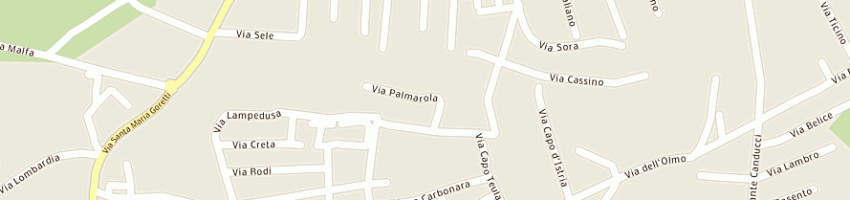 Mappa della impresa passarella antenore a NETTUNO