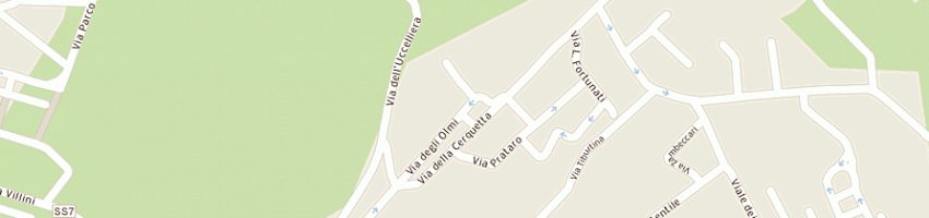 Mappa della impresa prosperi gianpiero a ARICCIA