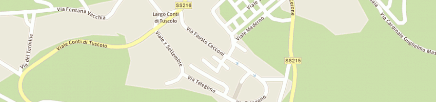 Mappa della impresa servizi amministrativi contabili elaborazione dati srl a FRASCATI