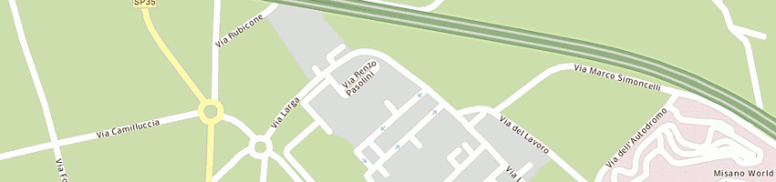 Mappa della impresa la ciro mobili arreda (snc) a MISANO ADRIATICO