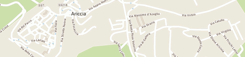 Mappa della impresa alisi stefano a ARICCIA