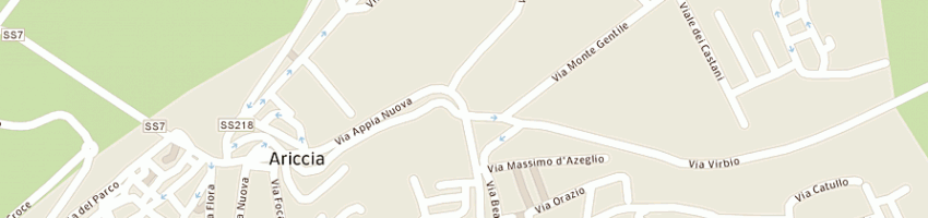 Mappa della impresa pusillanimi roberto e gianfranco e c snc a ARICCIA