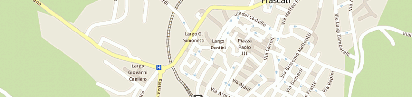 Mappa della impresa tozzi e angelini a FRASCATI