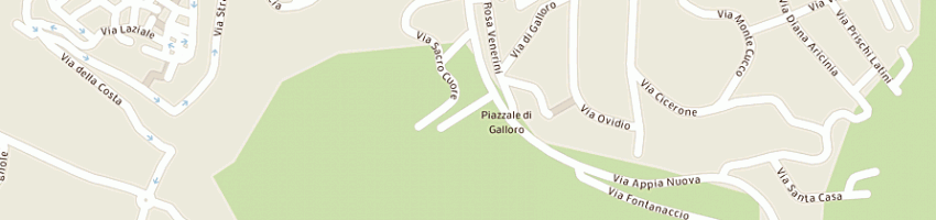 Mappa della impresa merital a ARICCIA