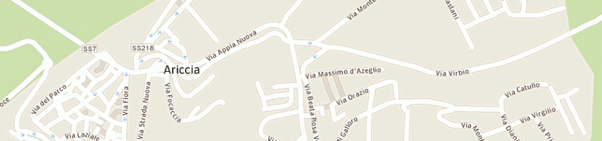 Mappa della impresa crovato stefania a ARICCIA