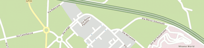 Mappa della impresa capellini pierino snc a MISANO ADRIATICO