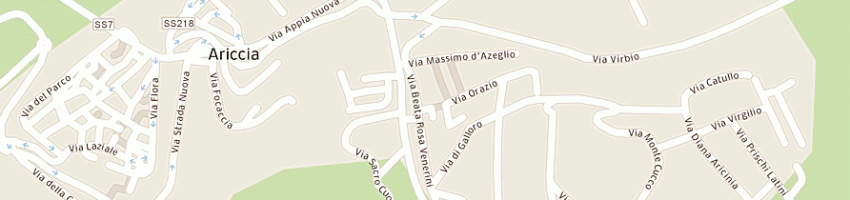 Mappa della impresa lopez patrizia a ARICCIA