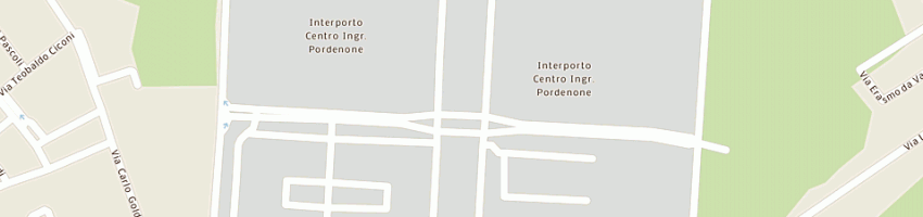 Mappa della impresa canton professional srl a PORDENONE