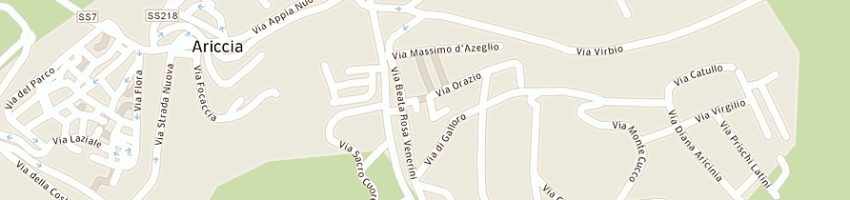 Mappa della impresa studio franchi consulenza aziendale e societaria snc di franchi chiara a ARICCIA