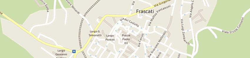 Mappa della impresa parrocchia s maria in vivario a FRASCATI