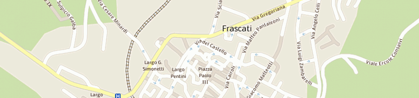 Mappa della impresa zaraza' sas di bronzini bruno a FRASCATI