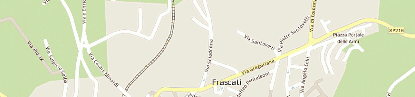 Mappa della impresa de felici angelo a FRASCATI