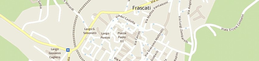 Mappa della impresa cherubini pierluigi a FRASCATI