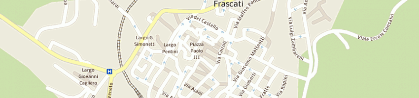 Mappa della impresa acciari cristiana a FRASCATI