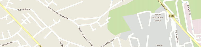 Mappa della impresa brusadin daniele a PORDENONE