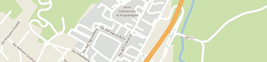 Mappa della impresa mta snc di ducci cesare e c a ACQUALAGNA