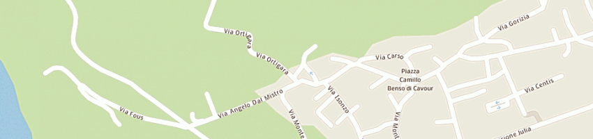 Mappa della impresa brussa vittoriano a MANIAGO