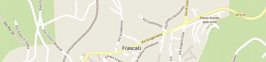 Mappa della impresa banca monte dei paschi di siena spa a FRASCATI
