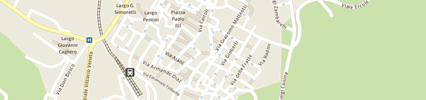 Mappa della impresa profumeria rea sas di rea egizia e c a FRASCATI