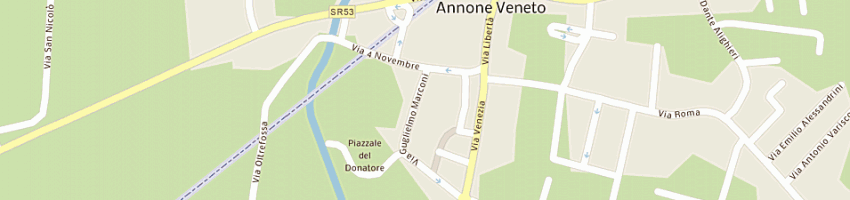 Mappa della impresa scuola elementare a ANNONE VENETO