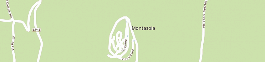 Mappa della impresa poste italiane a MONTASOLA