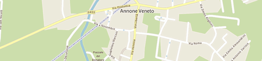 Mappa della impresa banca antonveneta spa a ANNONE VENETO