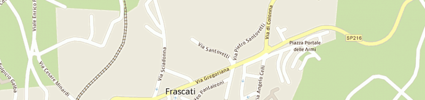Mappa della impresa bianconi fabrizio a FRASCATI