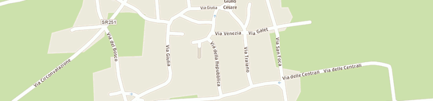 Mappa della impresa francescon renzo a MONTEREALE VALCELLINA