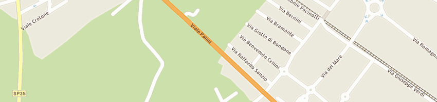 Mappa della impresa pagnoni tutto parquet a RICCIONE
