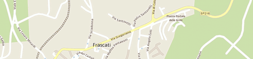 Mappa della impresa paros srl a FRASCATI